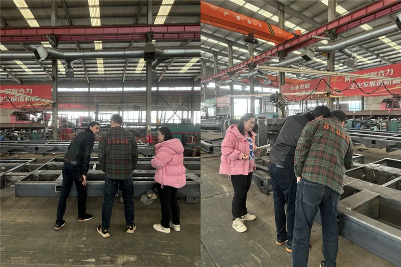 Ügyfelünk a Shandong központjába jött, és szemtől szemben részletes tárgyalásokat folytatott a profi csapattal