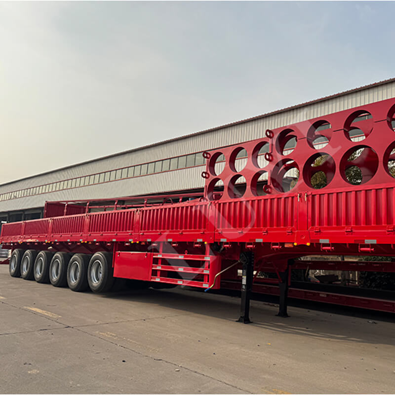 A követelmények pontos megfeleltetése: Luyi 3 tengelyes, 15,5 méteres félpótkocsi libériai ügyfélnek szállítva