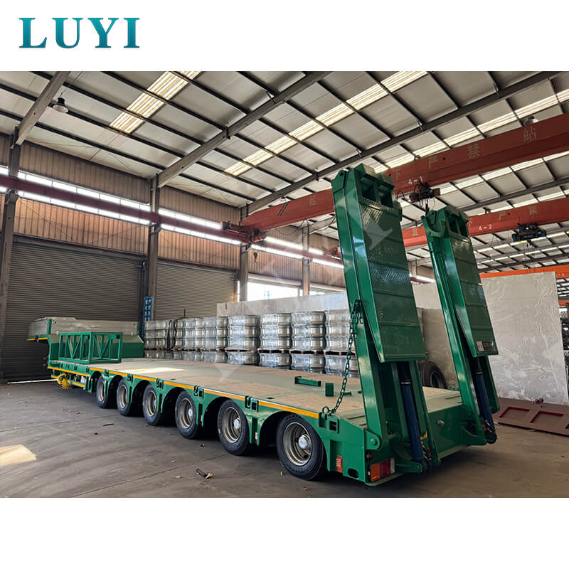 Személyre szabott adaptációs követelmények: A Luyi 6 tengelyes alacsony ágyas félpótkocsi sikeresen kiszállításra került Etiópiába