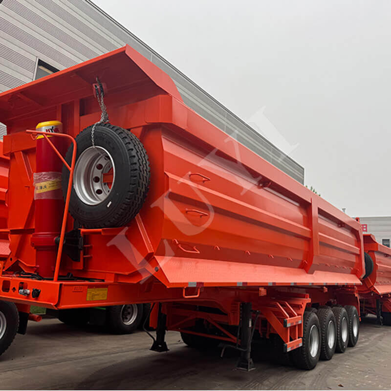 A precízen a helyi igényekhez igazodó 4 tengelyes billenős félpótkocsit sikeresen szállították a zambiai vásárlónak