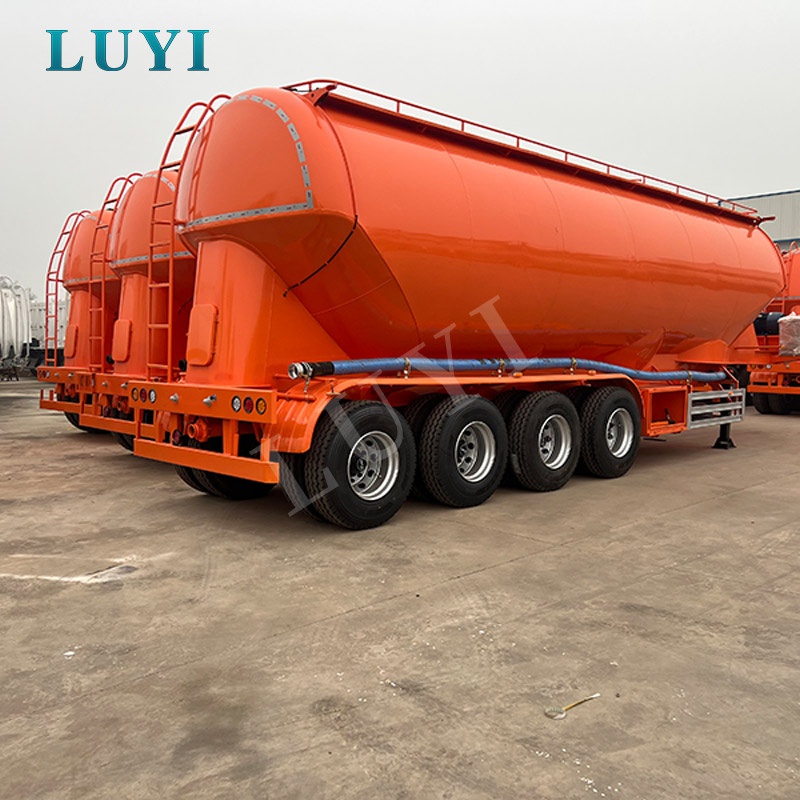Négytengelyes cementtartály félpótkocsi vásárlási útmutató ömlesztett cement, pernye és száraz por szállításához