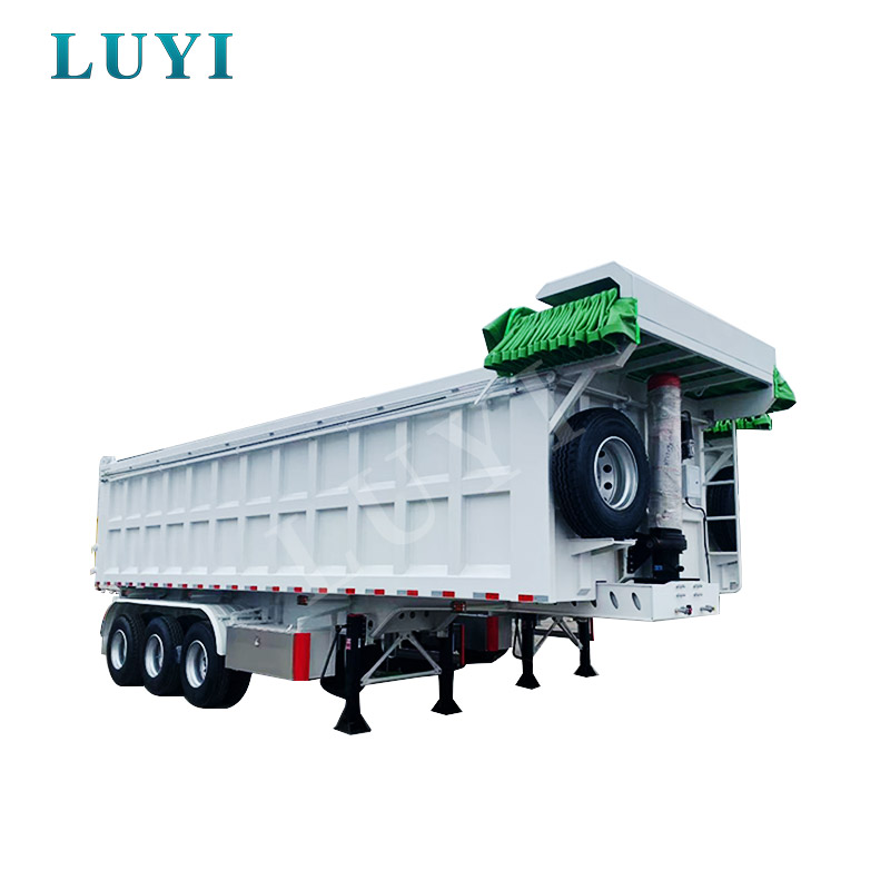 3 tengelyes 100 tonnás hátsó billenős billenős félpótkocsi