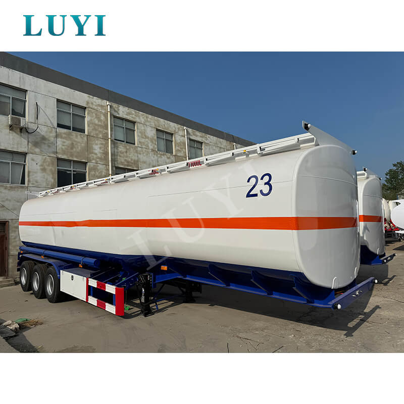 3 tengelyes 45 000 literes 5 rekeszes olajtartályos félpótkocsi