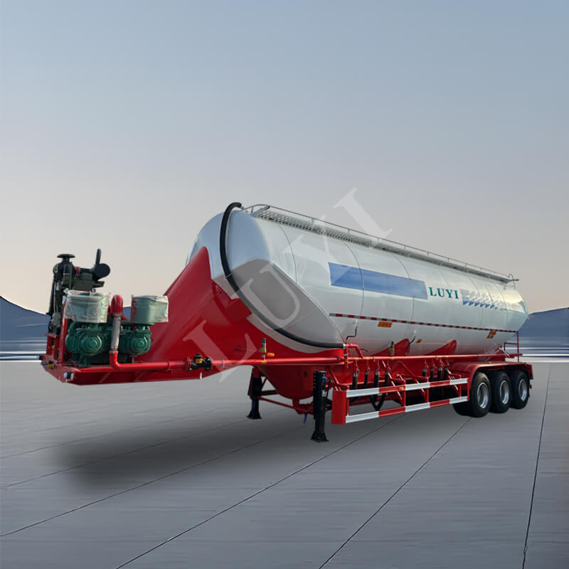 3 tengelyes, 50 köbméteres ömlesztett V-típusú cementtartályos félpótkocsi 3 tengelyes, 50 köbméteres ömlesztett V-típusú cementtartályos félpótkocsi