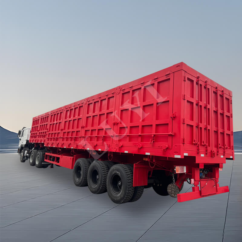 3 tengelyes 60-80 tonnás billenő oldalfalú félpótkocsi