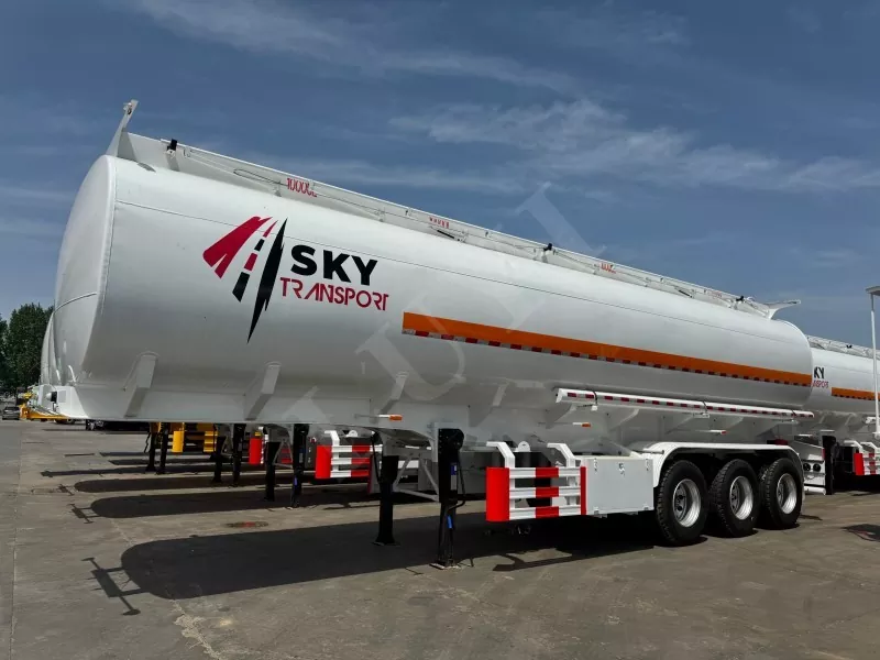 3 tengely 40000 liter szénacél tartály pótkocsi