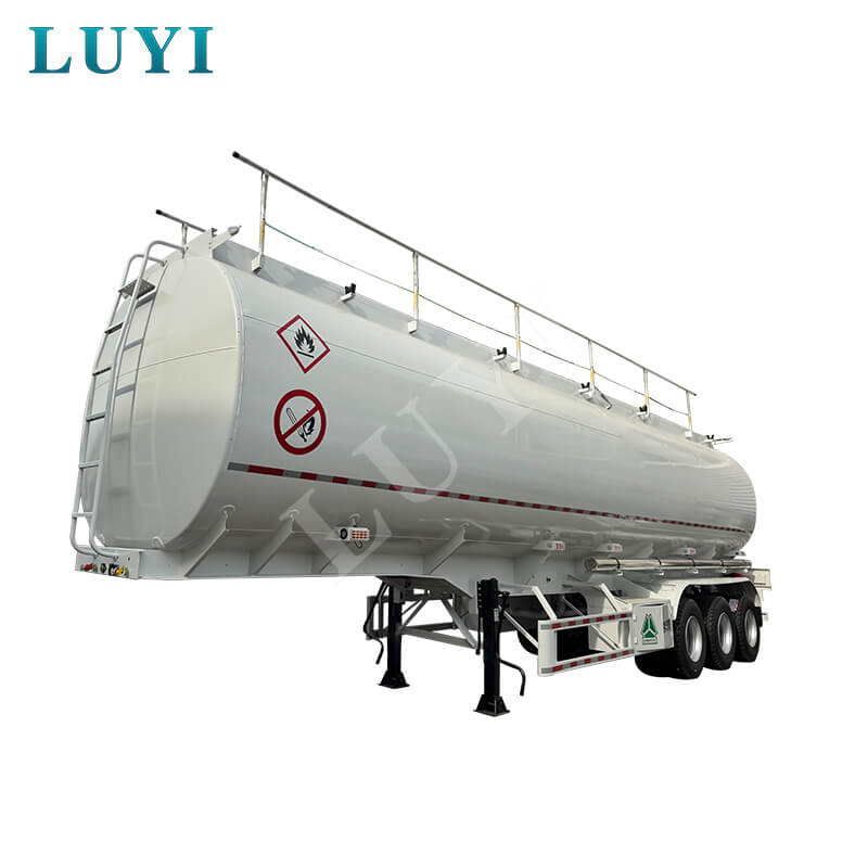 42000 literes alumínium üzemanyagtartály 3 tengelyes félpótkocsi