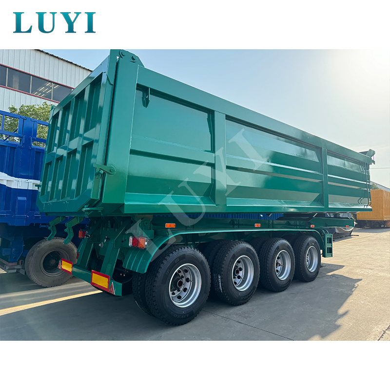 Uganda hasznos teherbírása: hogyan javítják a LUYI 4 tengelyes billenő pótkocsii az építkezés és a bányászat hatékonyságát