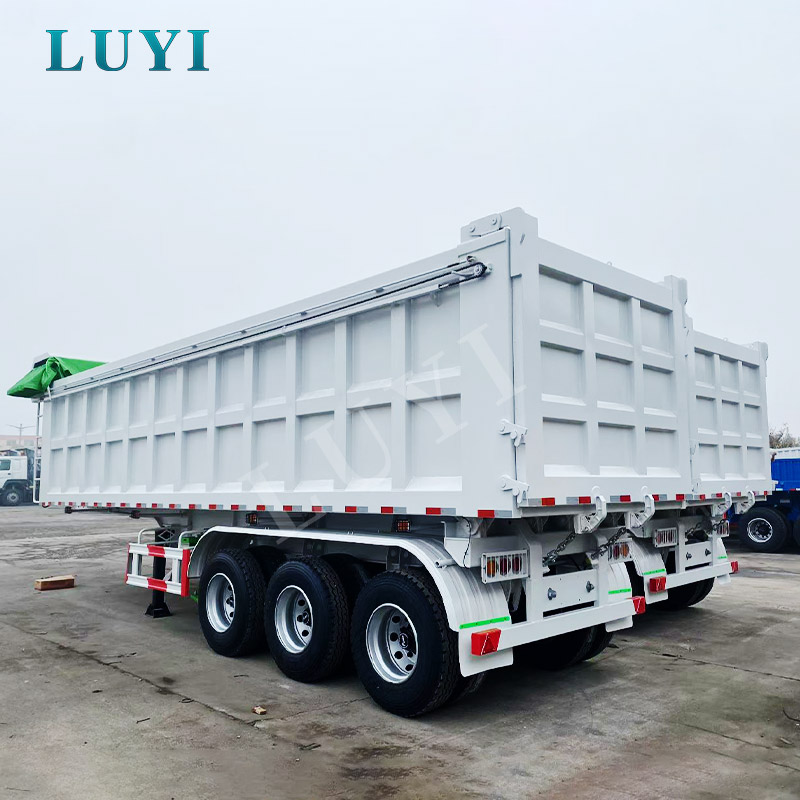 LUYI 3 tengelyes 80-100 tonnás hátsó billenős billenős félpótkocsi